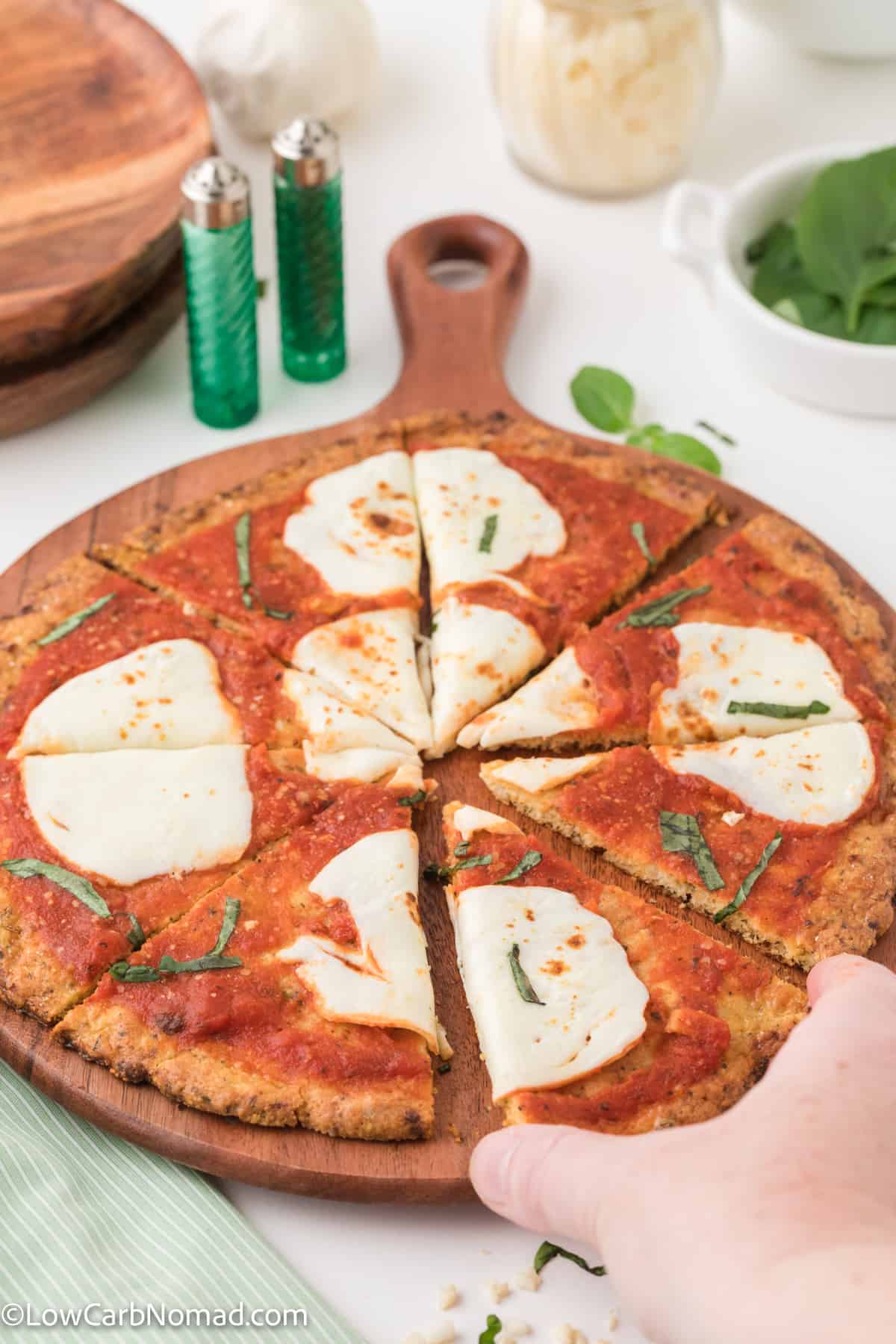 Cauliflower Pizza Crust Recipe Low Carb Nomad