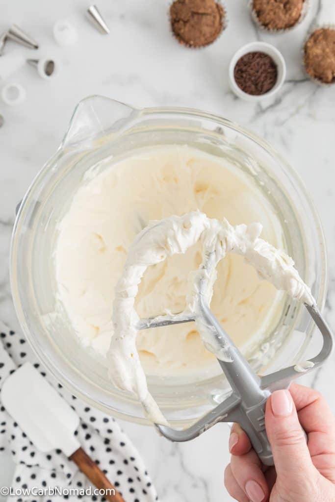 Keto Vanilla Buttercream Frosting Recipe • Low Carb Nomad