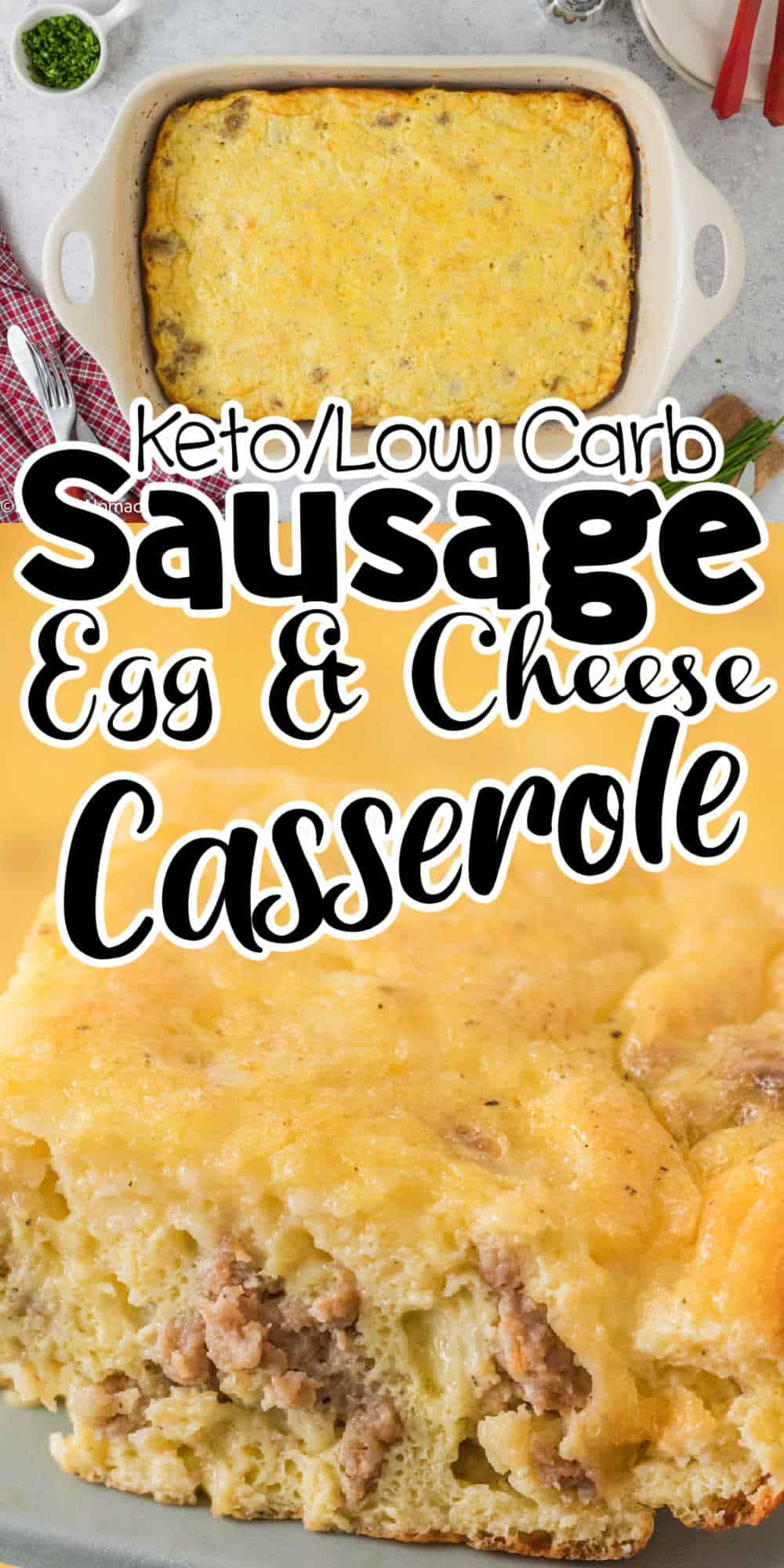 Sausage Egg and Cheese Breakfast Casserole Recipe