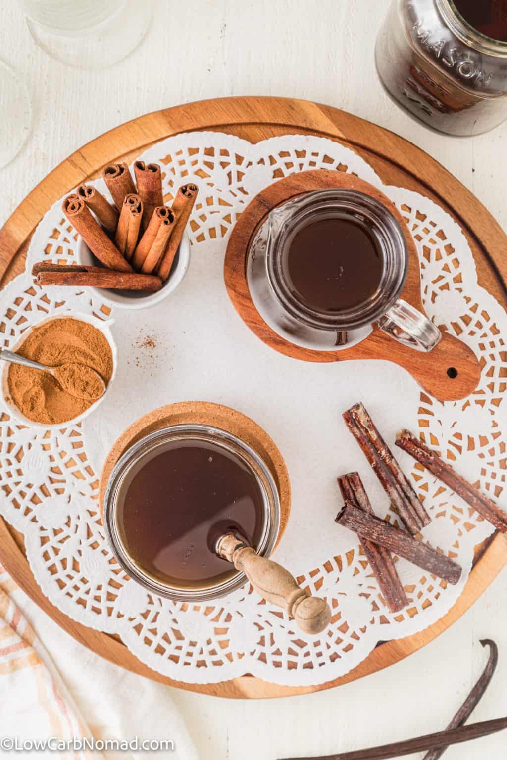 Sugar Free Cinnamon Dolce Syrup Recipe • Low Carb Nomad