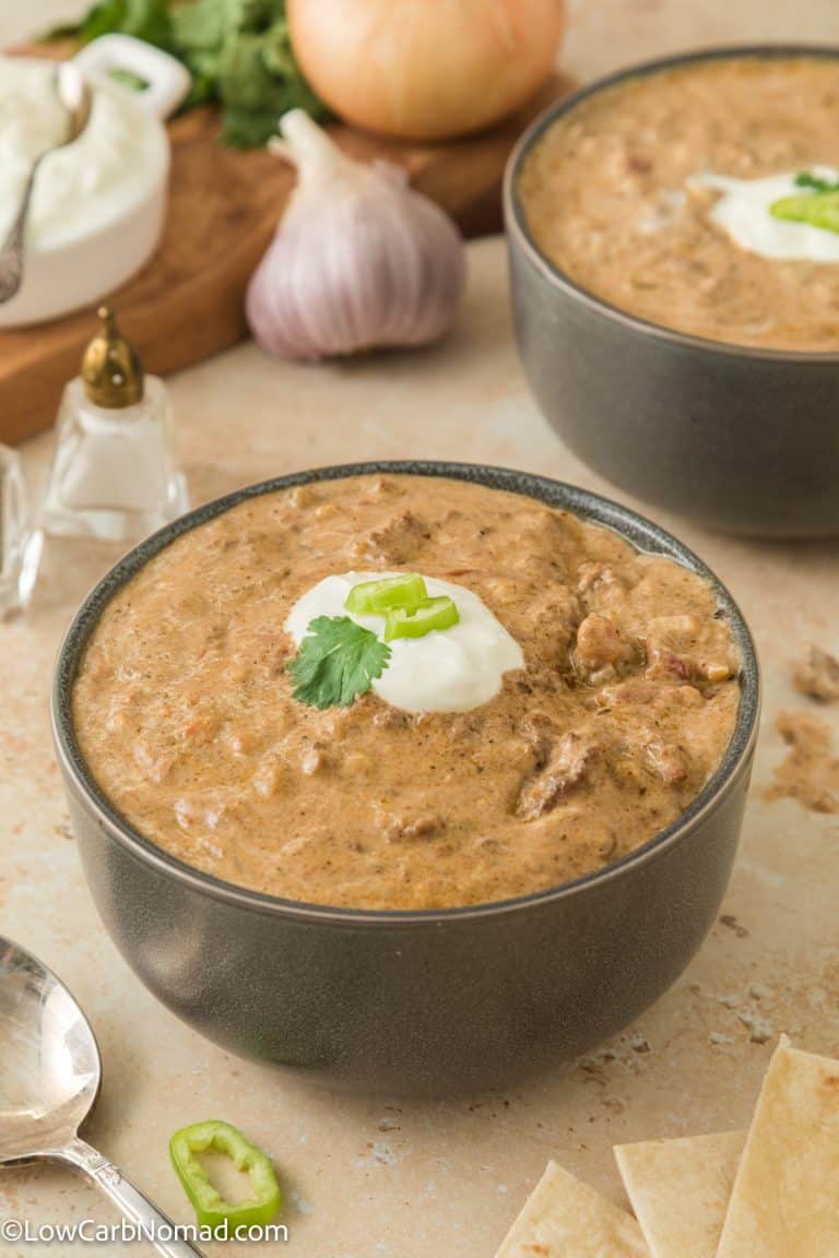 Creamy Taco Soup Recipe (Keto/Low Carb) • Low Carb Nomad
