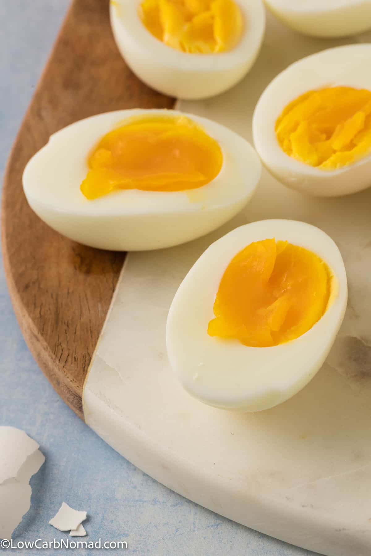 close up photo of Jammy Eggs Recipe