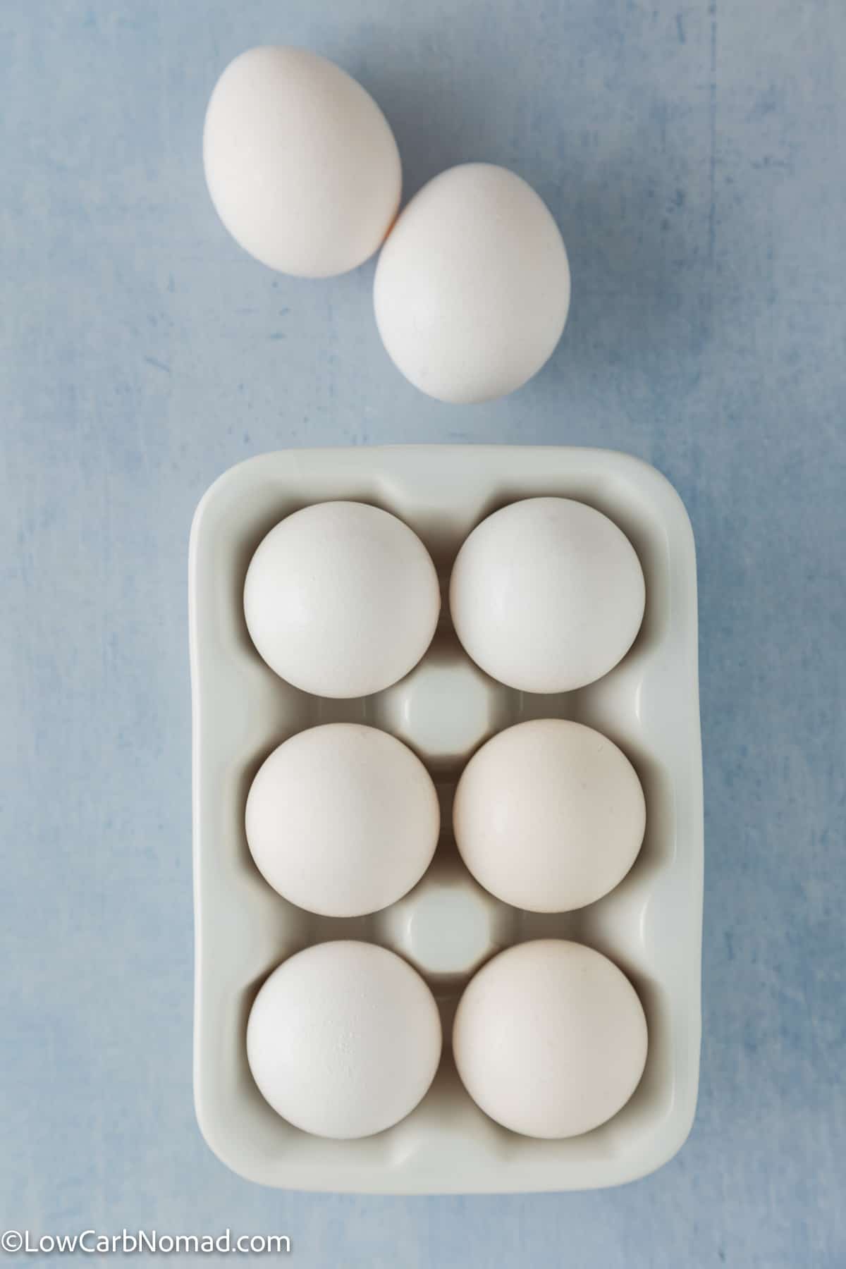 eggs in a container