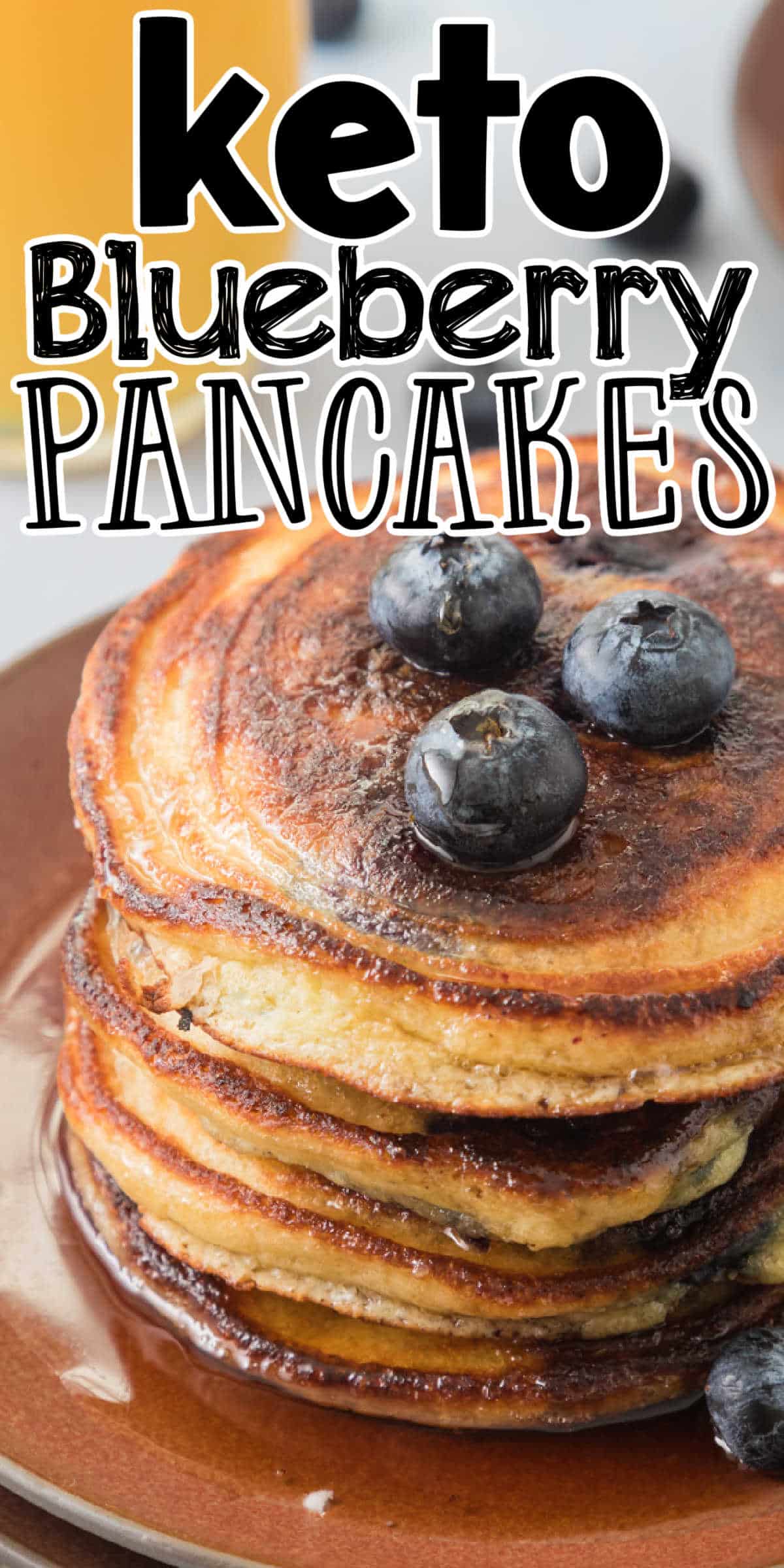 Fluffy Keto Blueberry Pancakes Recipe • Low Carb Nomad