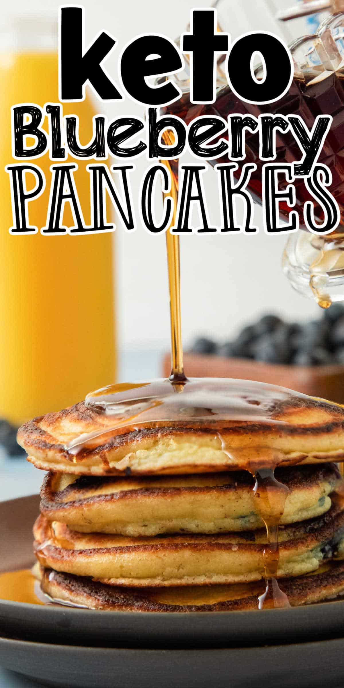 Fluffy Keto Blueberry Pancakes Recipe • Low Carb Nomad