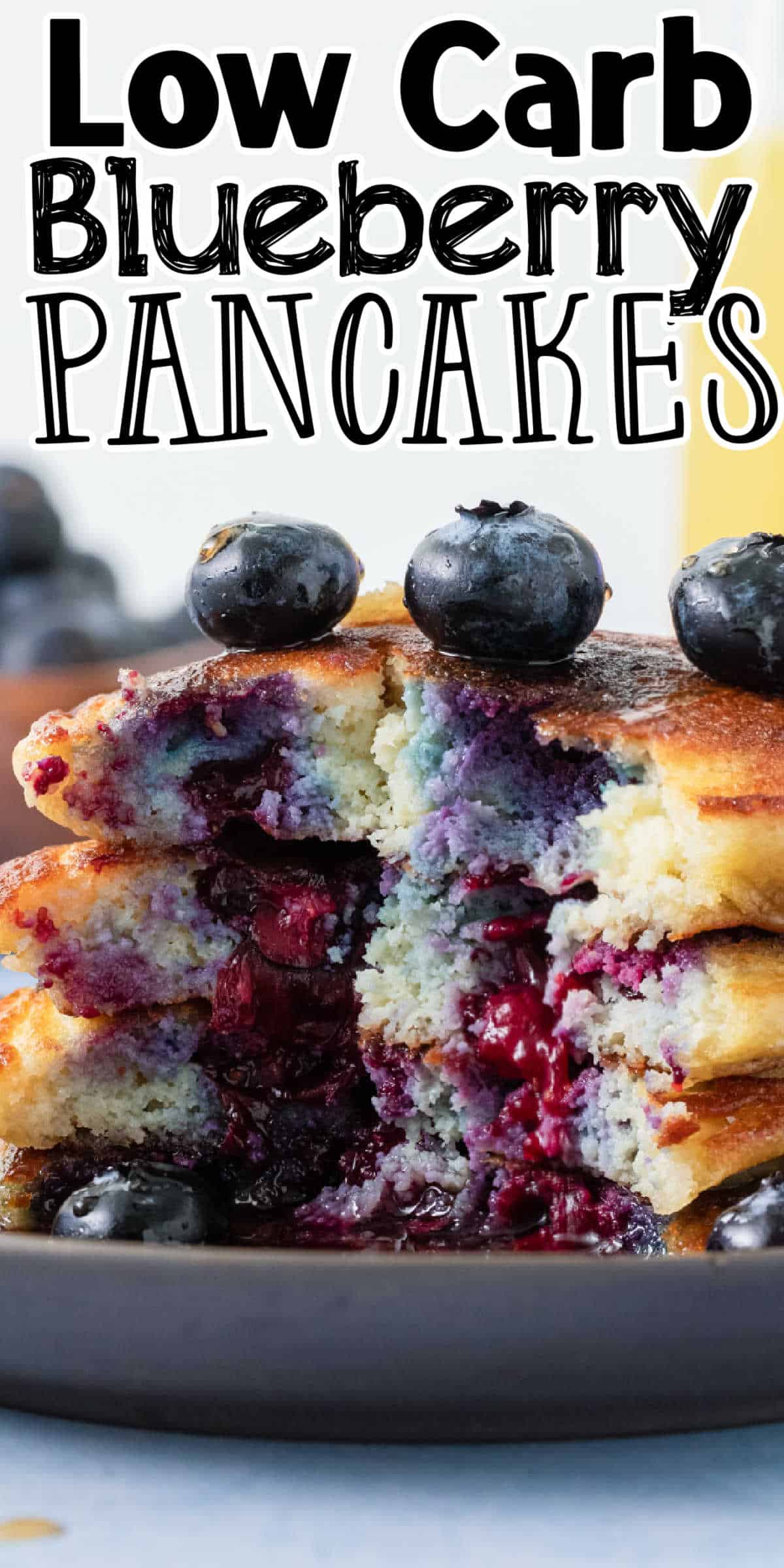 Fluffy Keto Blueberry Pancakes Recipe • Low Carb Nomad